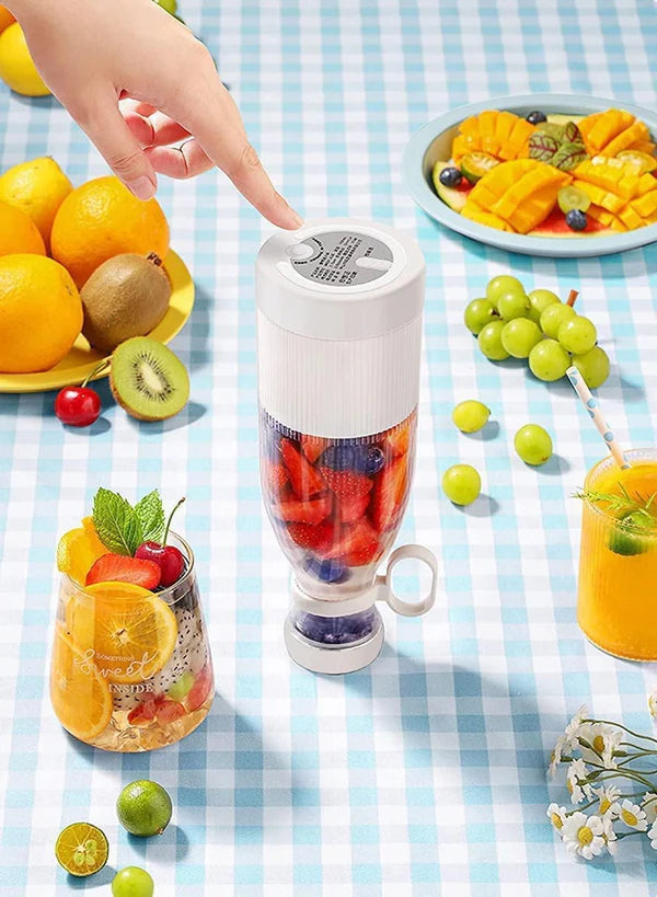 Premium Quality Portable USB Rechargeable Blender | Mini Juicer for Smoothies & Shakes