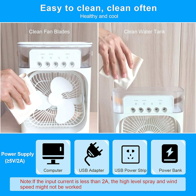 Premium AirBlaster™ Personal Air Cooler & Humidifier