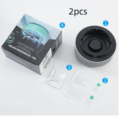 Air Purification Ashtray Anion Purification Practical Automatic Purifier Ashtray Portable Gadgets For Car Ashtray