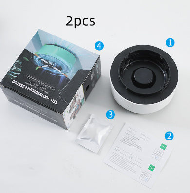 Air Purification Ashtray Anion Purification Practical Automatic Purifier Ashtray Portable Gadgets For Car Ashtray