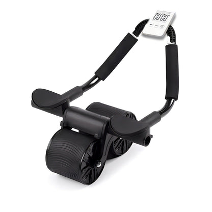 Four-wheel Abdominal Wheel Automatic Rebound Abdominal Muscle Training Firm Abs Thin Belly AB Roller Sports Fitness Equipment