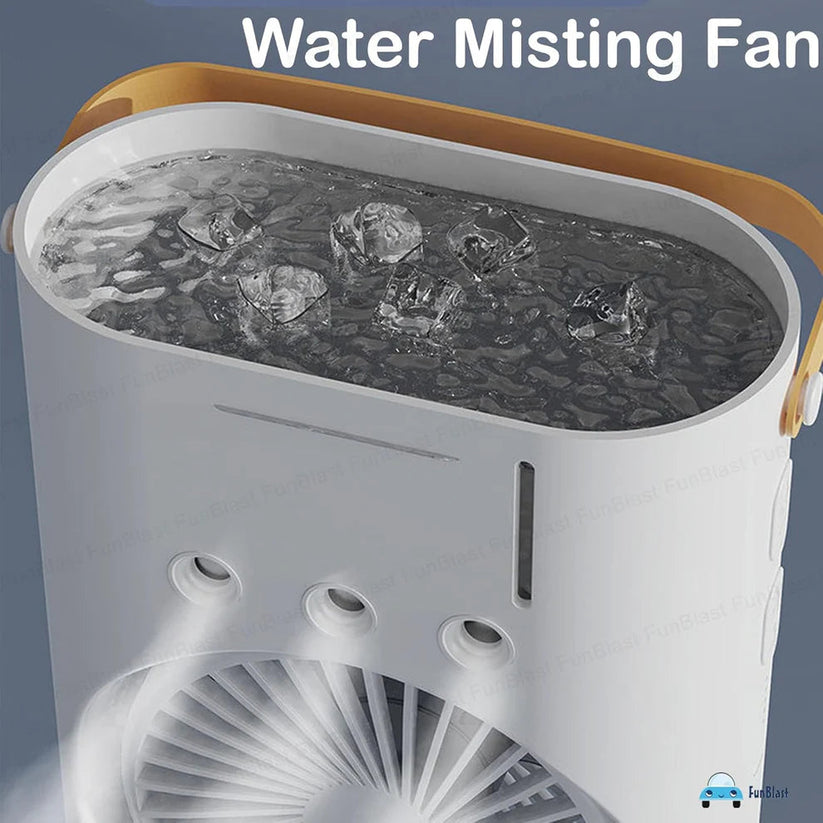 Double-ended Spray Fan Portable Humidifier Fan Air Conditioner Household Small Air Cooler Hydrocooling Portable Air Adjustment